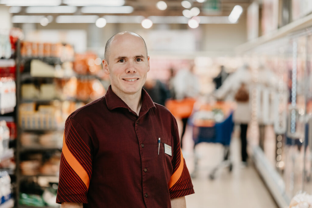 Thierry Denervaud, gérant de la Migros de Marly Centre.
