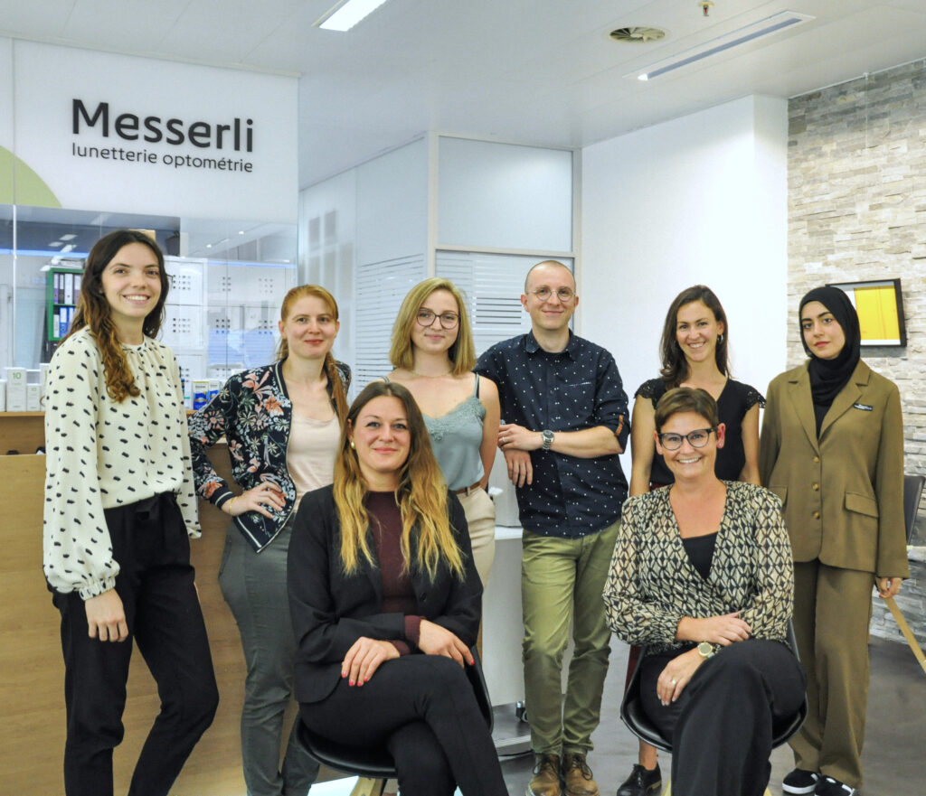 L'équipe d'Optique Messerli