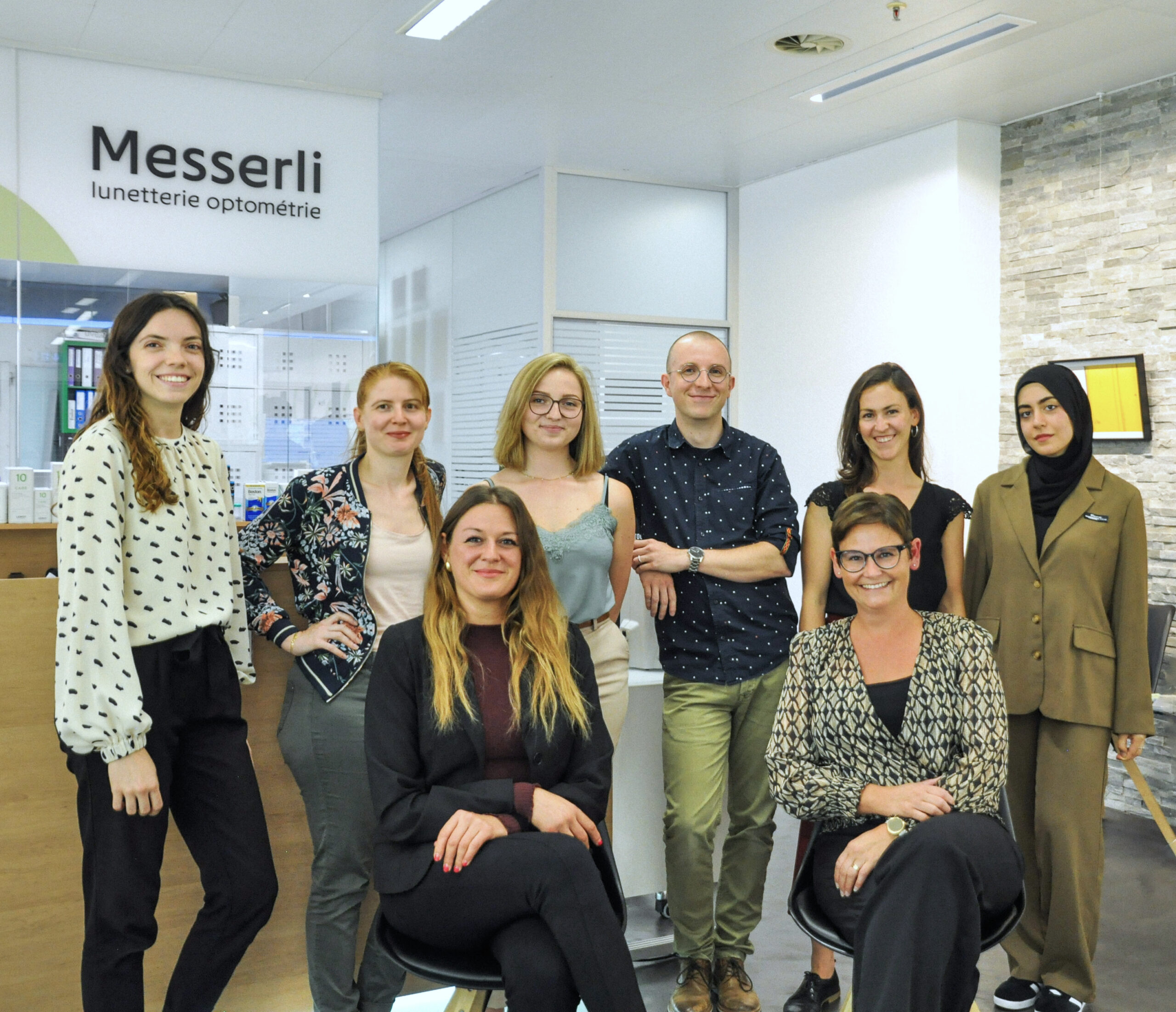 L'équipe d'Optique Messerli