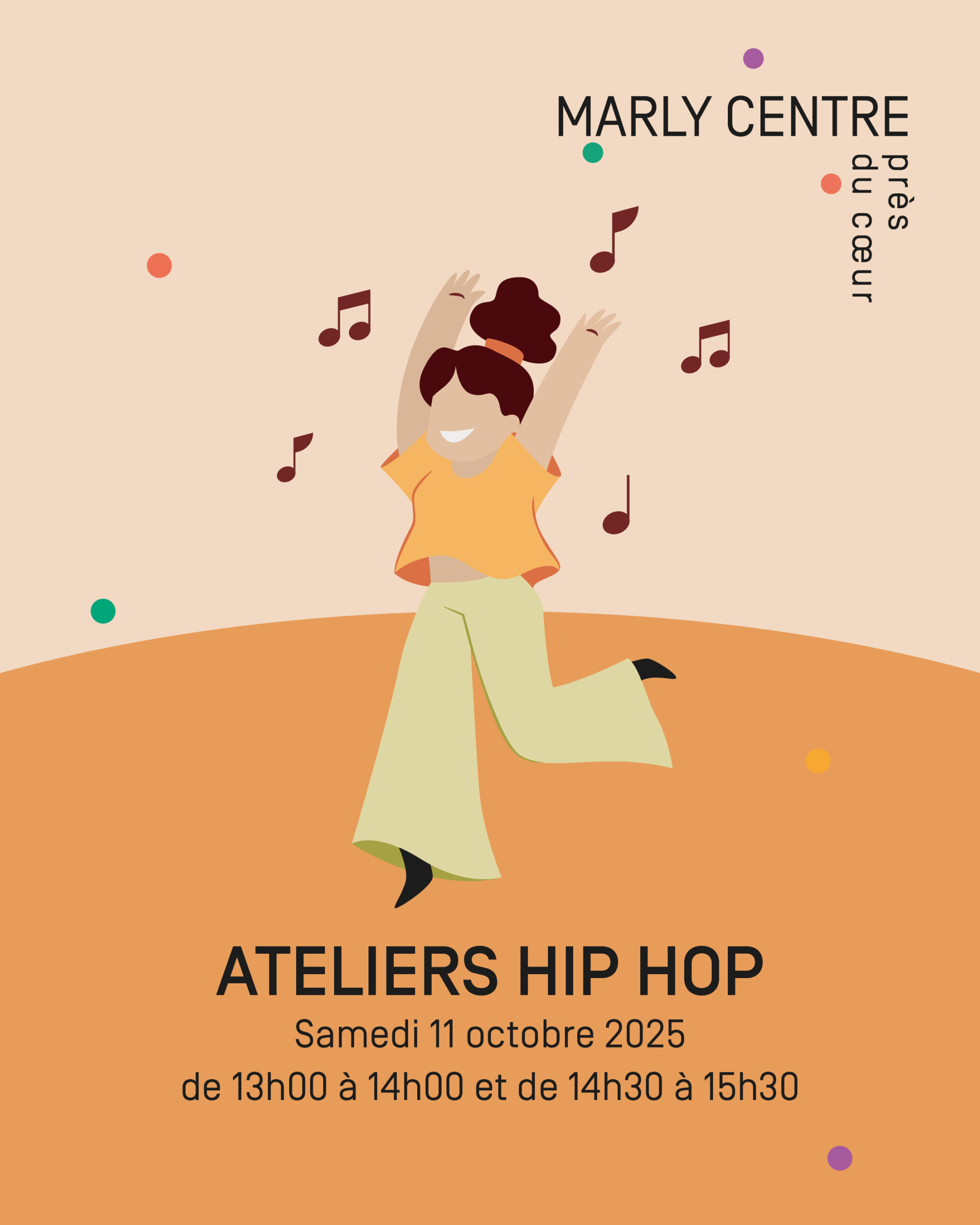 Atelier de hip hop à Marly Centre